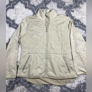 Ralph Lauren RLX Ivory Off White Hybrid Quilted Full Zip Jacket Golf Women